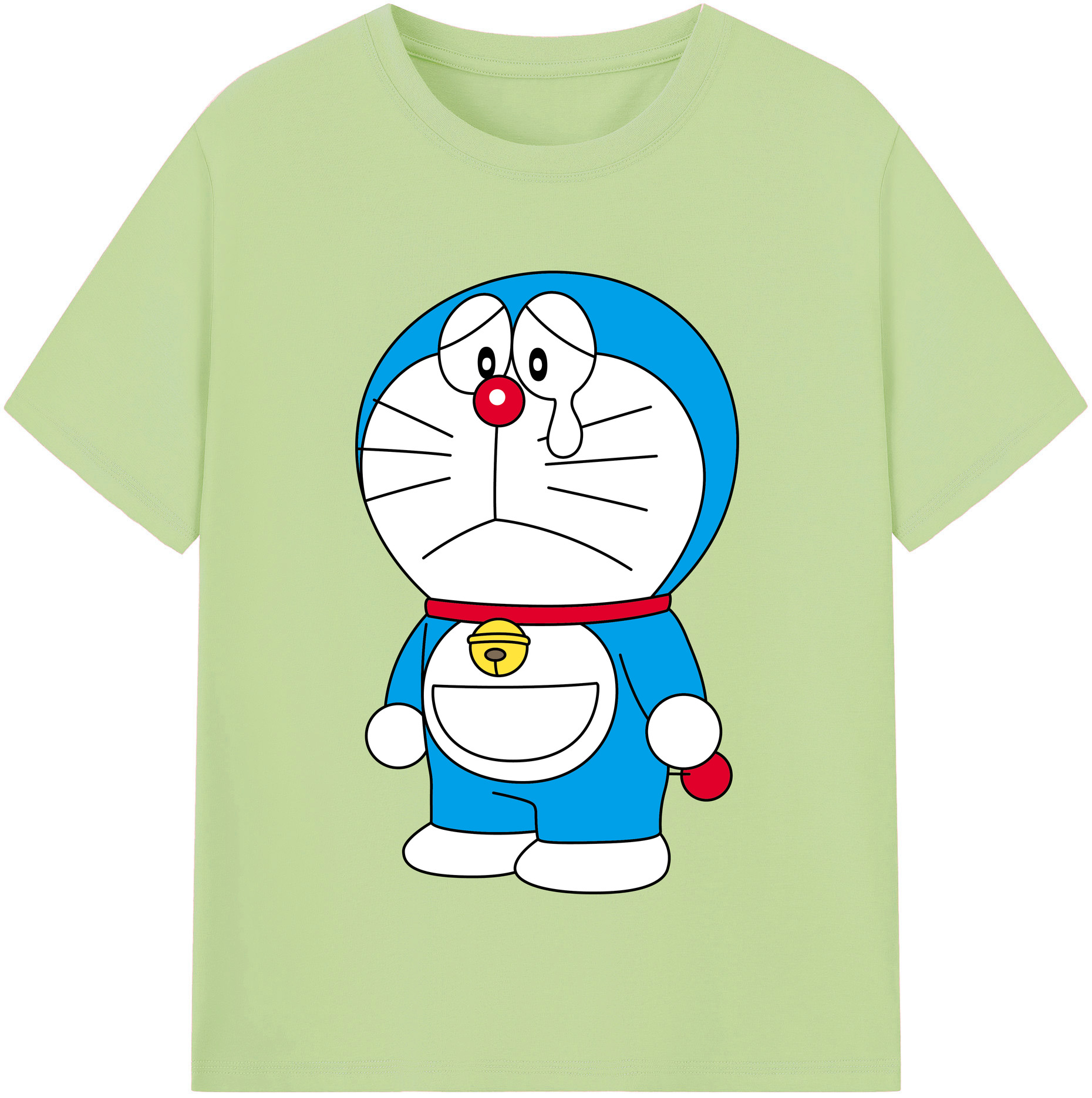 （画像用） ドラえもん Doraemon 綿100％半袖Tシャツ（フロントプリント）